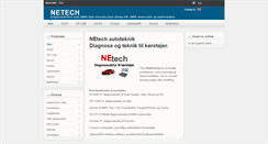 Desktop Screenshot of netech.dk